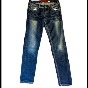 BONGO Dark Blue Straight Leg Jeans
